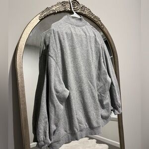 Oversized grey sweatee, H&M, size M